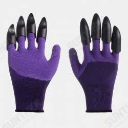1 Pair Safety Gloves Garden Gloves Rubber TPR Thermo Plastic Builders Work ABS Plastic Claws 1 Pair Safety Gloves Garden Gloves Rubber TPR Thermo Plastic Builders Work ABS Plastic Claws