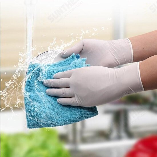 100Pcs Household Cleaning Gloves,Powder ,Latex ,Powder Free,Disposable and Soft Gloves for Home Use