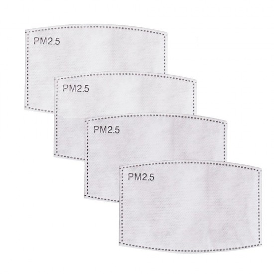 10Pcs PM2.5 Filter Mask Pad Anti Haze Mouth Mask Anti Dust Mask Filter Health Care for Adults/Children