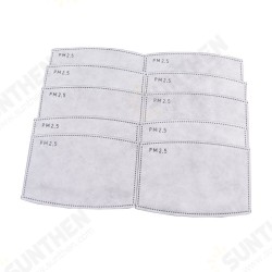 10Pcs PM2.5 Filter Mask Pad Anti Haze Mouth Mask Anti Dust Mask Filter Health Care for Adults/Children 10Pcs PM2.5 Filter Mask Pad Anti Haze Mouth Mask Anti Dust Mask Filter Health Care for Adults/Children