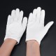 12 Pairs Non-Slip Work Gloves Etiquette Cooling Gloves Workshop Labor White