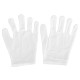 12 Pairs Non-Slip Work Gloves Etiquette Cooling Gloves Workshop Labor White