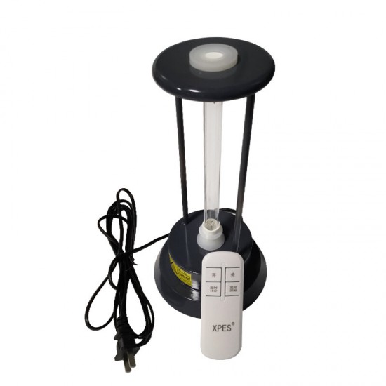 15W UV Disinfection Bactericidal Lamp Sterilizer Portable Mite Remote Control Ozone Sterilization Home Ultraviolet Lamp