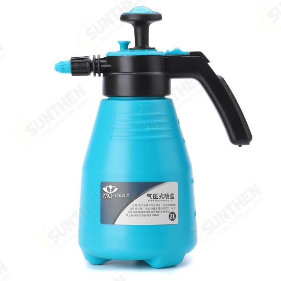 2L Portable Manual Pneumatic Watering Can Household Kettle Spray Garden Sprinkler