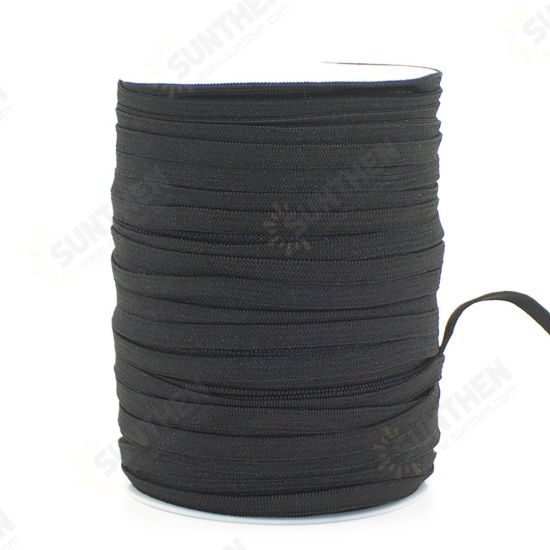 3/5/6mm Elastic Band Cord Knits 100 Meter Length Mouth Hat Stretch DIY Sewing