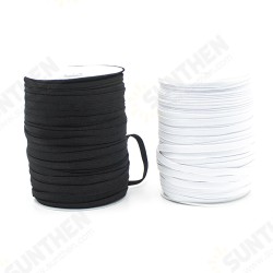 3/5/6mm Elastic Band Cord Knits 100 Meter Length Mouth Hat Stretch DIY Sewing 3/5/6mm Elastic Band Cord Knits 100 Meter Length Mouth Hat Stretch DIY Sewing