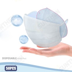 50PCS Disposable Mask Pad Replace Respirator Face Mask Pad Mask Gasket Anti Skin-friendly 50PCS Disposable Mask Pad Replace Respirator Face Mask Pad Mask Gasket Anti Skin-friendly