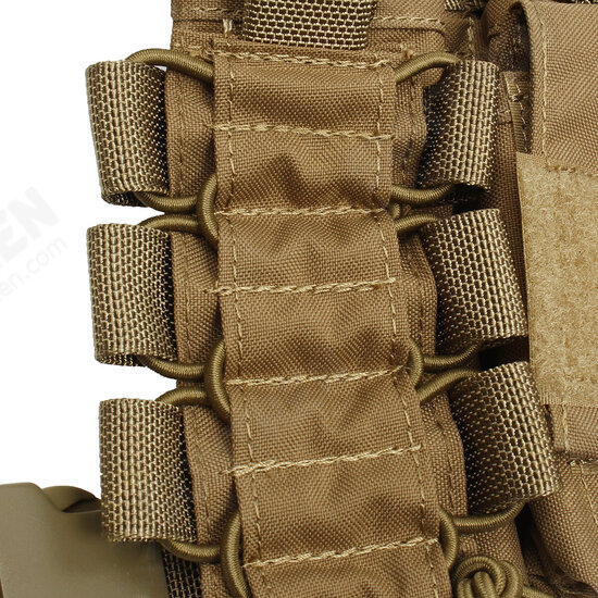 52x65cm Nylon Universal Chest Rig Hunting Vest with 223/308 Pouches 2 Colors