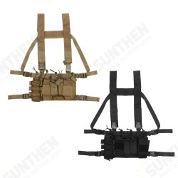 52x65cm Nylon Universal Chest Rig Hunting Vest with 223/308 Pouches 2 Colors 52x65cm Nylon Universal Chest Rig Hunting Vest with 223/308 Pouches 2 Colors