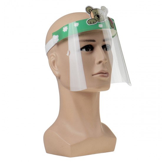 5PCS Kids Full Face Shield Mask Protective Visor Face Mask Plastic Anti Splash Anti saliva Dust-proof Full Face Cover
