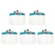 5PCS Kids Full Face Shield Mask Protective Visor Face Mask Plastic Anti Splash Anti saliva Dust-proof Full Face Cover