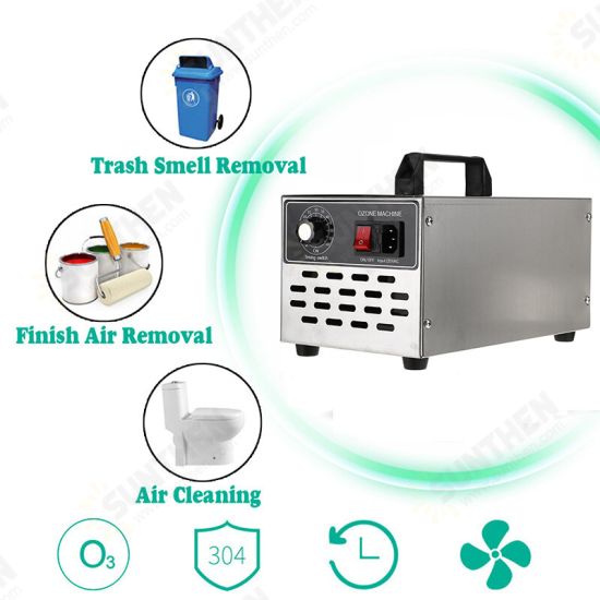 AC220V 3.5g/30g/40g/h Ozone Generator Industrial Air Purifier Ozonator Disinfection