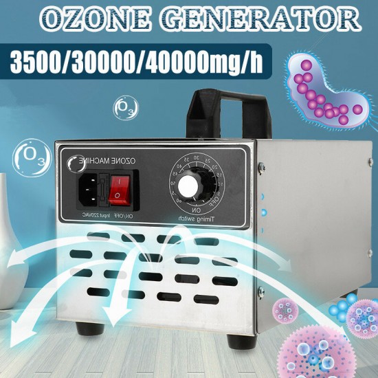 AC220V 3.5g/30g/40g/h Ozone Generator Industrial Air Purifier Ozonator Disinfection