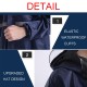 Adults Raincoat Mens Rain Long Pants Anti-UV Riding Cover Rainsuit Jacket & Hat
