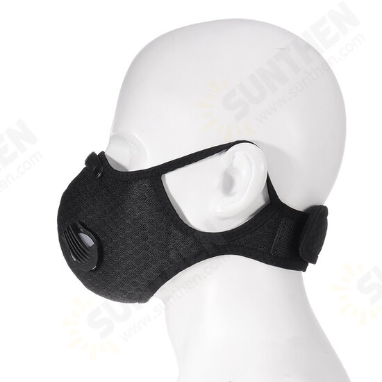 Anti-dust Face Mask Activated Carbon Respirator Washable Anti-fog Mask