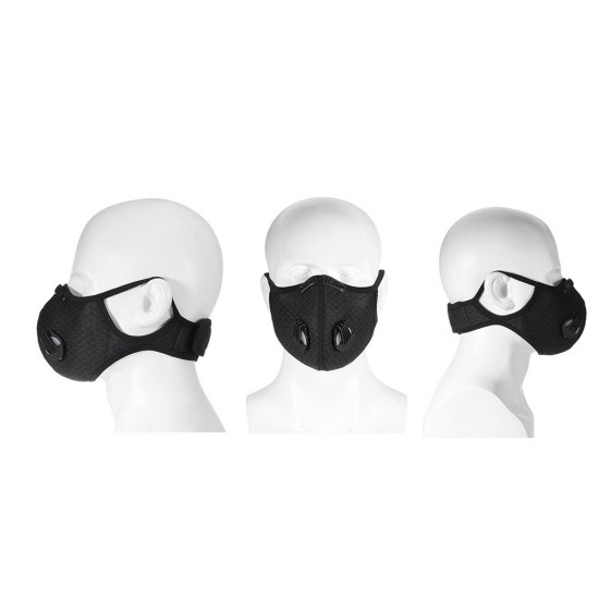 Anti-dust Face Mask Activated Carbon Respirator Washable Anti-fog Mask