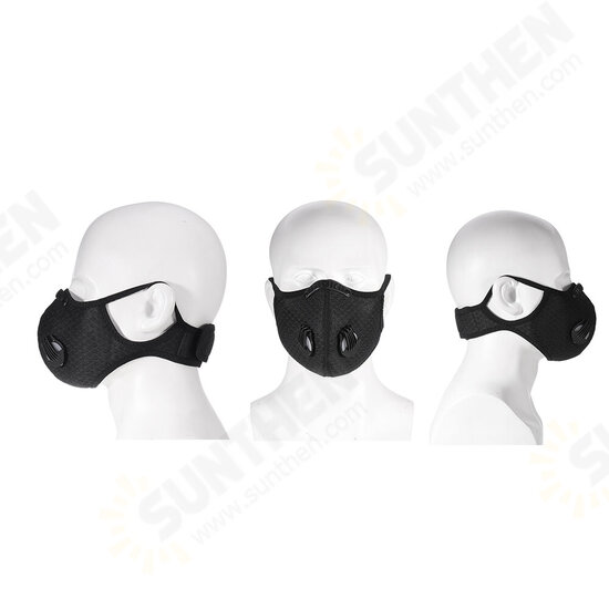 Anti-dust Face Mask Activated Carbon Respirator Washable Anti-fog Mask