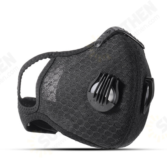 Anti-dust Face Mask Activated Carbon Respirator Washable Anti-fog Mask