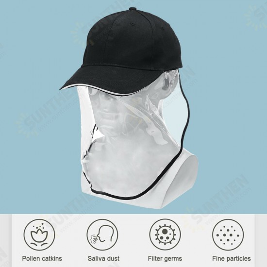 Anti-spitting Cover Eyes Protective Shopping Fisherman Baseball Hat Cap Cover Unisex