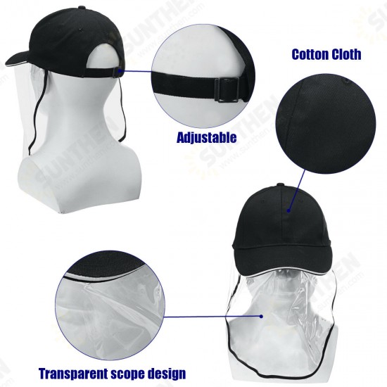 Anti-spitting Cover Eyes Protective Shopping Fisherman Baseball Hat Cap Cover Unisex