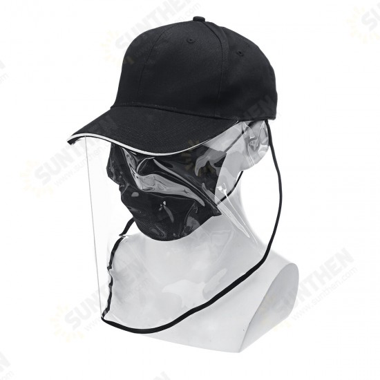 Anti-spitting Cover Eyes Protective Shopping Fisherman Baseball Hat Cap Cover Unisex