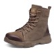 Men Safety Work Boots High Top Steel Toe Army Combat Shoes Desert Hiking