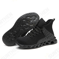 Men Steel Toe Safety Cap Work Shoes Mesh Casual Lightweight Sports Boots Men Steel Toe Safety Cap Work Shoes Mesh Casual Lightweight Sports Boots