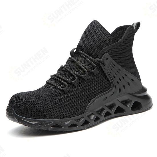 Men Steel Toe Safety Cap Work Shoes Mesh Casual Lightweight Sports Boots