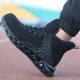 Men Steel Toe Safety Cap Work Shoes Mesh Casual Lightweight Sports Boots