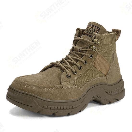 Mens Motorcycle Ankle Boots Steel Toe Safety Work Hiking Shoes Athletic