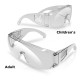 Children Adult Safety Goggles Anti Fog Dust Splash-proof Glasses Work Eye Protection