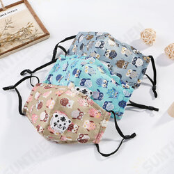 Children Kid Face Mask Valved Anti-dust Filter Mask Washable with 10x Filters Children Kid Face Mask Valved Anti-dust Filter Mask Washable with 10x Filters