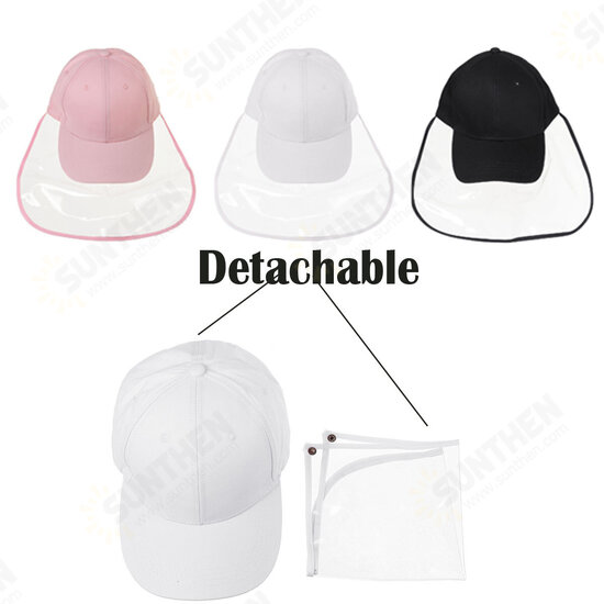 Clear Full Face Hat Waterproof Cover Mask Cap Shield Protective Anti-spitting