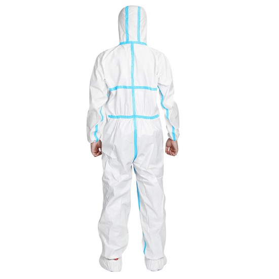 Disposable Waterproof Oil-Resistant Protective Coverall for Spary Paintings Decorating Clothes Overall Suit L/XL/XXL/XXXL