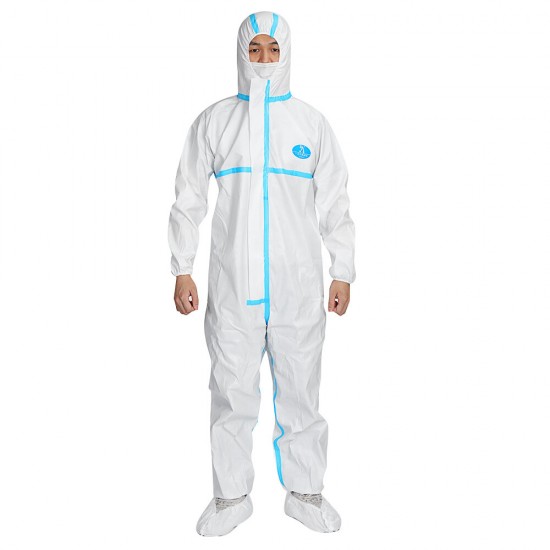 Disposable Waterproof Oil-Resistant Protective Coverall for Spary Paintings Decorating Clothes Overall Suit L/XL/XXL/XXXL