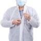 Disposable White Coveralls Dust Spray Suit Non-woven Clothing