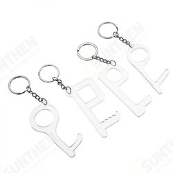 Door Opener Hands Non-Contact Handheld Safety Distance Door Opener Ergonomic Stylus Keychain Tool Transparent Props Door Opener Hands Non-Contact Handheld Safety Distance Door Opener Ergonomic Stylus Keychain Tool Transparent Props