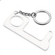 Door Opener Hands Non-Contact Handheld Safety Distance Door Opener Ergonomic Stylus Keychain Tool Transparent Props