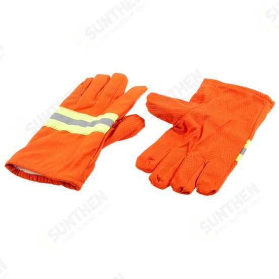 Fire Protective Gloves Fire Proof Heat Proof Waterproof Flame-retardant Non-slip Fire Fighting Anti-fire Gloves