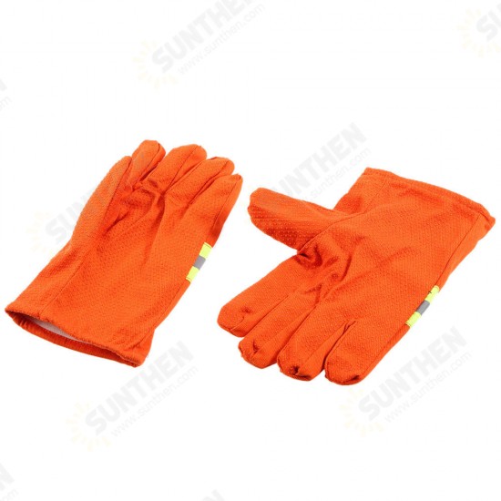 Fire Protective Gloves Fire Proof Heat Proof Waterproof Flame-retardant Non-slip Fire Fighting Anti-fire Gloves