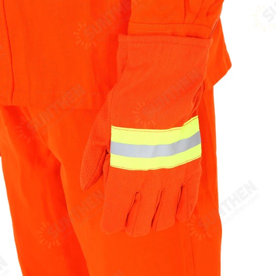 Fire Protective Gloves Fire Proof Heat Proof Waterproof Flame-retardant Non-slip Fire Fighting Anti-fire Gloves