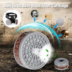 Gas Mask Filter Dust-proof Respirator Mask Filter Cartridge Replace Gas Mask Filter Dust-proof Respirator Mask Filter Cartridge Replace