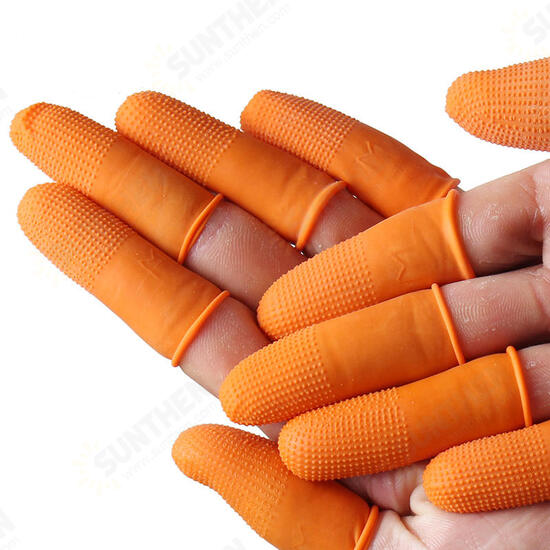 Latex Rubber Finger Cots Protector Protective Gloves Cover Tools Model Tools