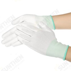 1 Pair Anti Static Gloves Electronic Working Gloves PU Coated Palm Coated Finger Protection 1 Pair Anti Static Gloves Electronic Working Gloves PU Coated Palm Coated Finger Protection