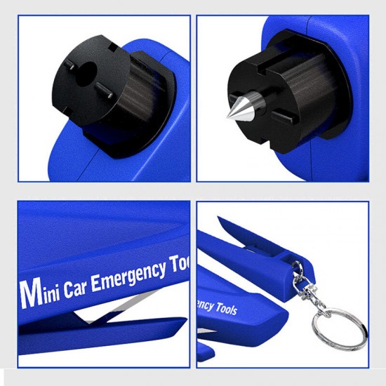 Multi-Function Car Safety Hammer Portable Window Breaker Escape Device