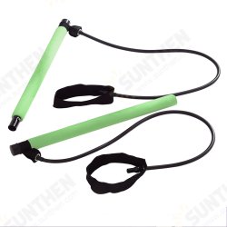 Multi-functional Yoga Pull Rods Portable Gym Pilates Bar with Resistance Band for Chest-expanding Fitness Workout Multi-functional Yoga Pull Rods Portable Gym Pilates Bar with Resistance Band for Chest-expanding Fitness Workout