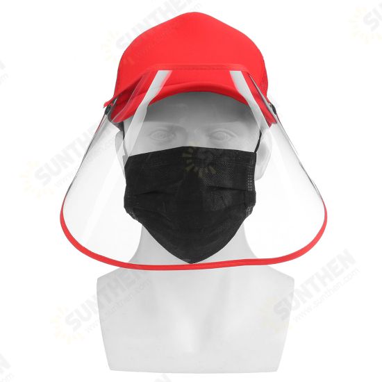 Protective Cap Hat Cover Safe Prevent Droplet Splash-Proof Outdoor Anti-spitting