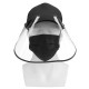 Protective Cap Hat Cover Safe Prevent Droplet Splash-Proof Outdoor Anti-spitting