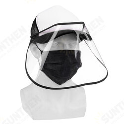 Protective Cap Hat Cover Safe Prevent Droplet Splash-Proof Outdoor Anti-spitting Protective Cap Hat Cover Safe Prevent Droplet Splash-Proof Outdoor Anti-spitting