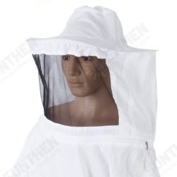 Protective Clothing for Beekeeping Professional Ventilated Full Body Bee Keeping Suit with Leather Gloves White Color Protective Clothing for Beekeeping Professional Ventilated Full Body Bee Keeping Suit with Leather Gloves White Color